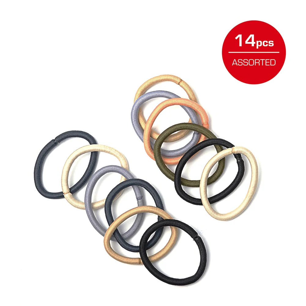 Red By Kiss Elastic Hair Band 5mm (14ct) Mono Assorted - Image 4