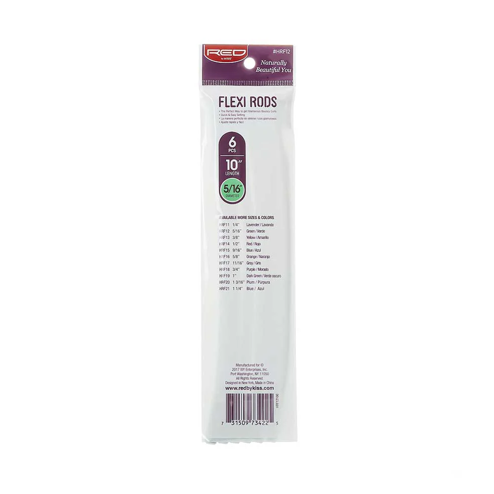 Red By Kiss Flexi Rods 10″ Length GREEN - Image 5