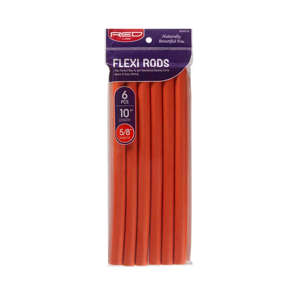 Red By Kiss Flexi Rods 10″ Length Orange