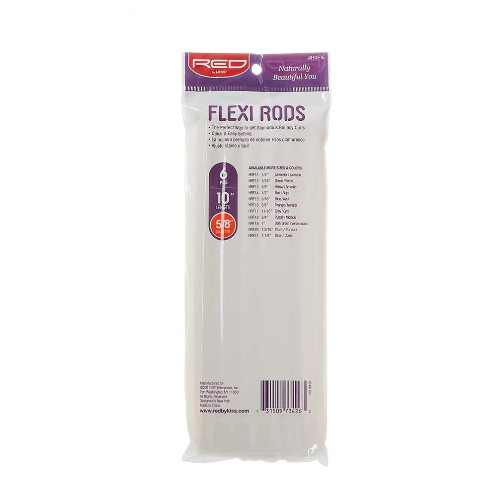 Red By Kiss Flexi Rods 10″ Length Orange - Image 4