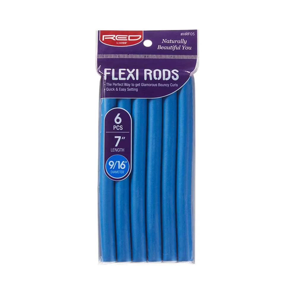 Red By Kiss Flexi Rods 7″ Length (6pcs) BLUE
