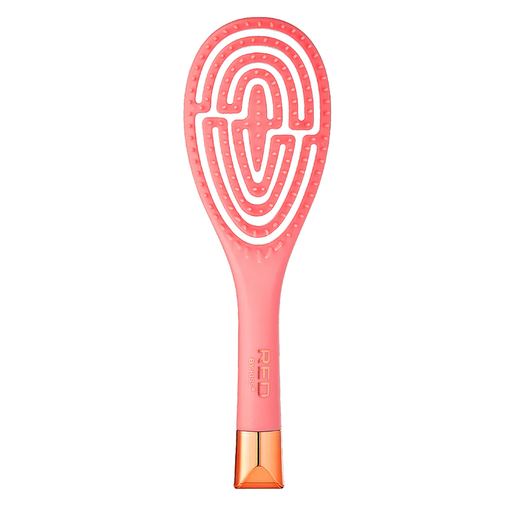 Red By Kiss Flexible Amaze Oval Vent Brush Firm Bristles for Detangling - Image 6