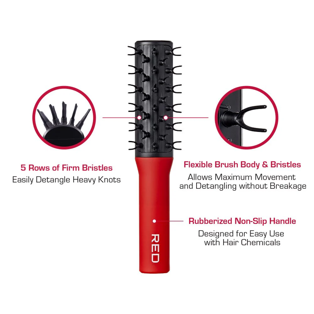 Red By Kiss Flexiclaw Hair Brush - Image 4