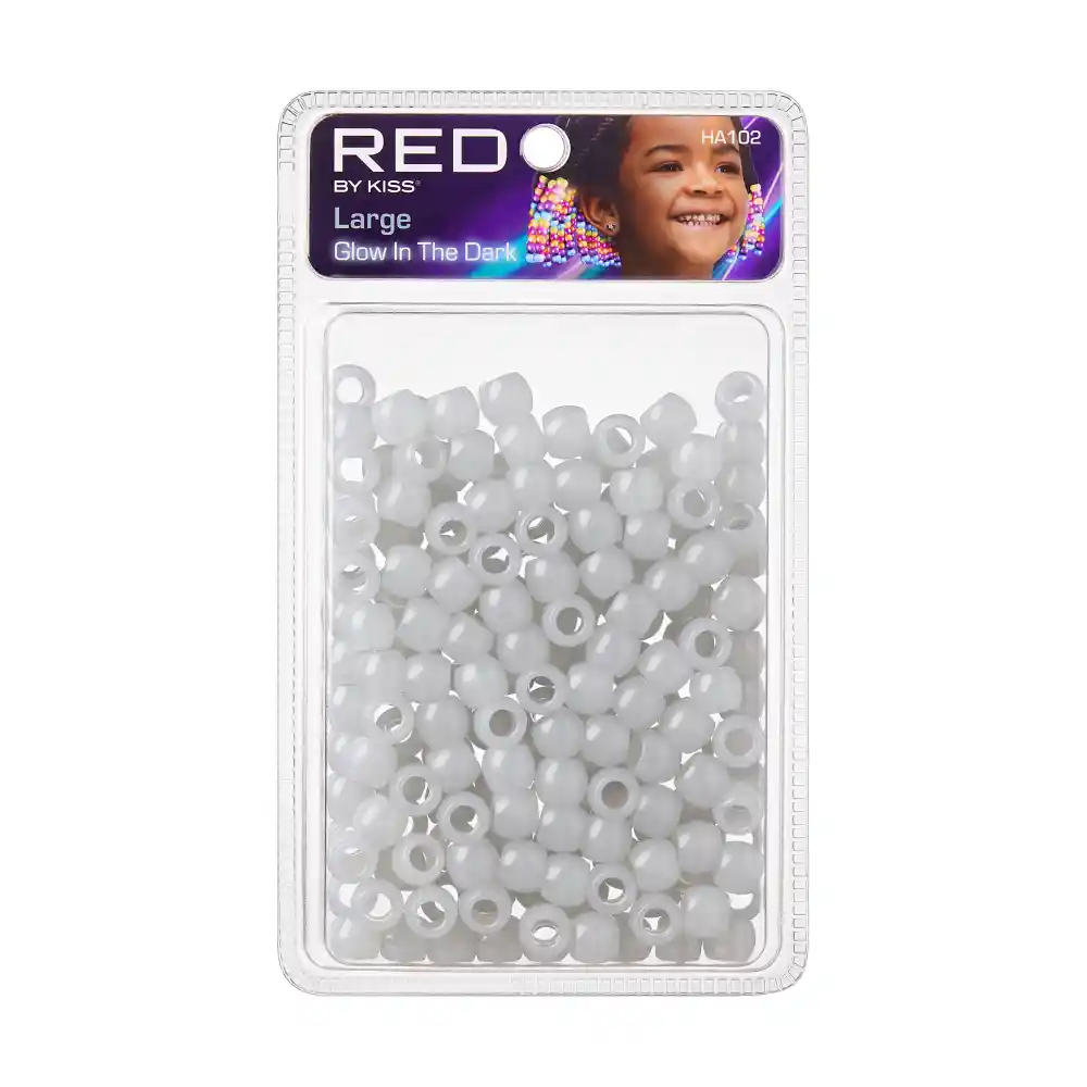Red By Kiss Glow In The Dark Hair Beads - Image 10