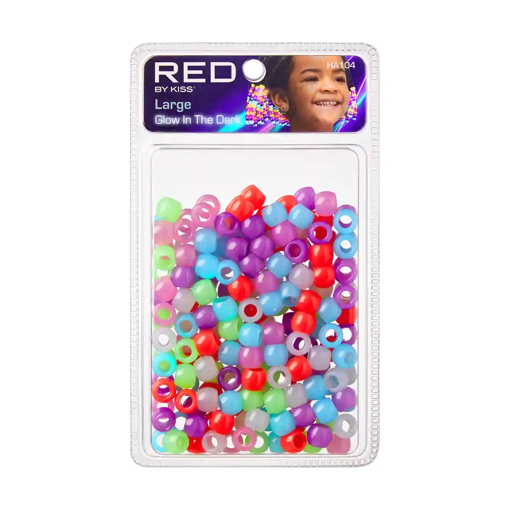 Red By Kiss Glow In The Dark Hair Beads - Image 12