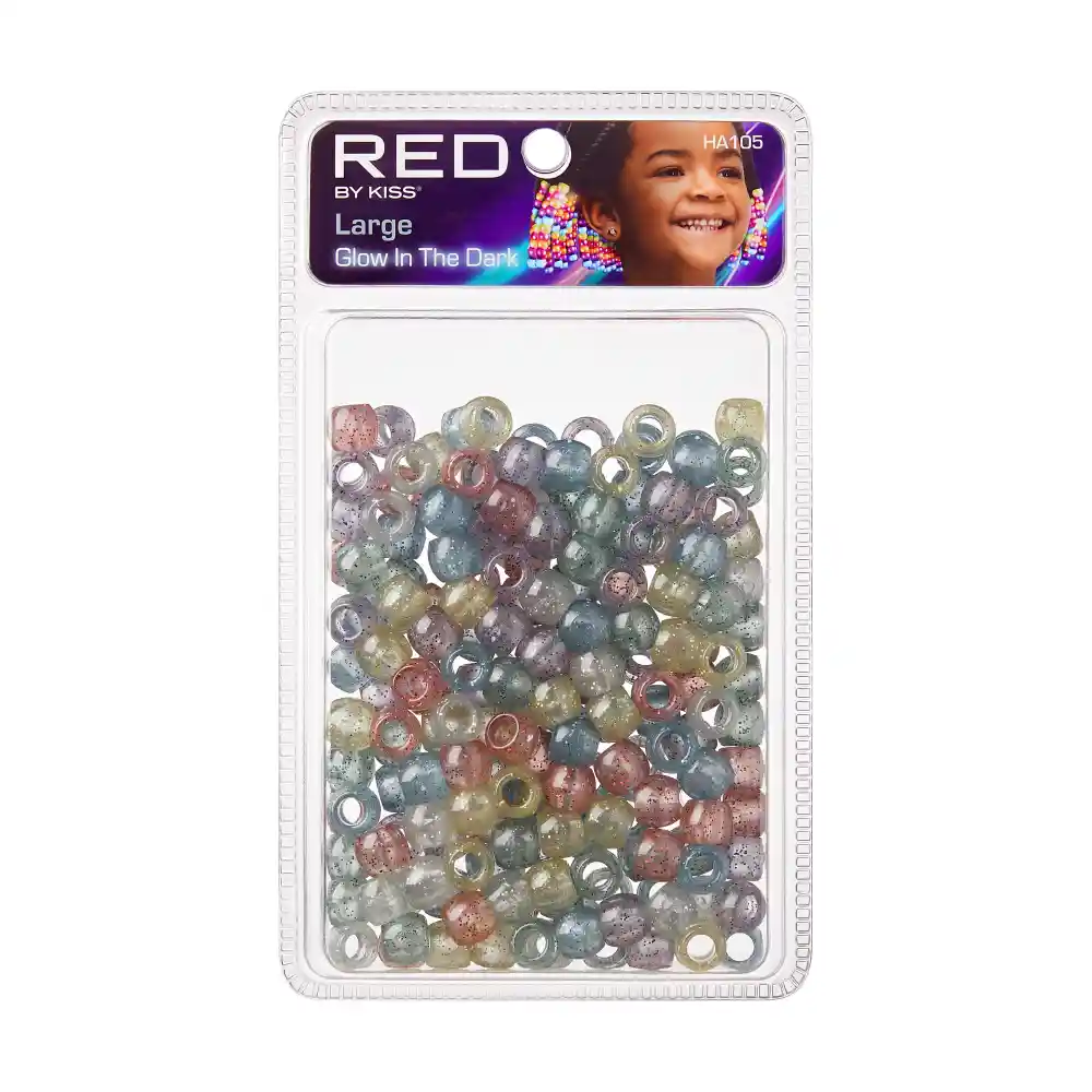Red By Kiss Glow In The Dark Hair Beads - Image 13