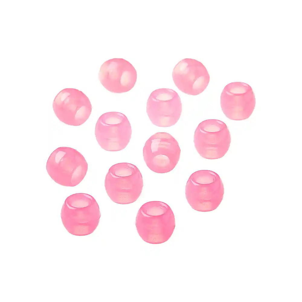 Red By Kiss Glow In The Dark Hair Beads - Image 4