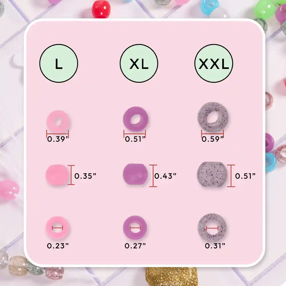 Red By Kiss Glow In The Dark Hair Beads - Image 6