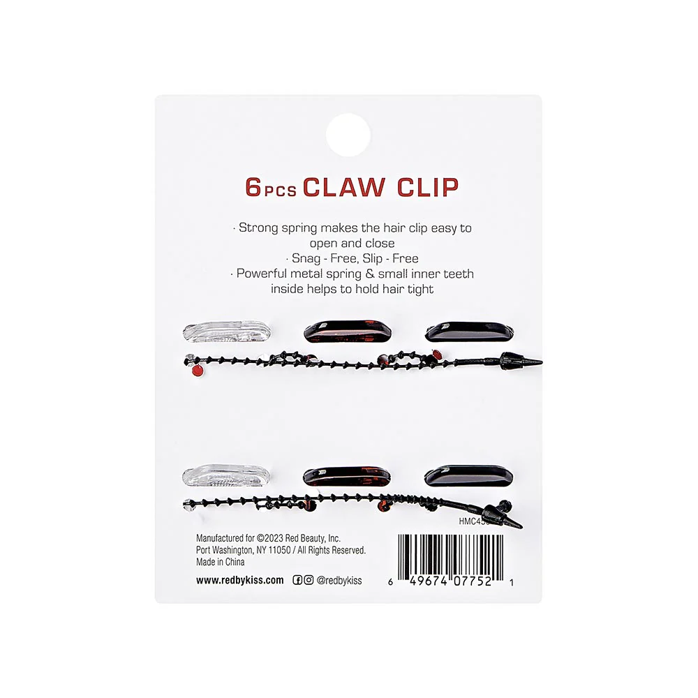 Red By Kiss Hair Claw Clip - Image 3