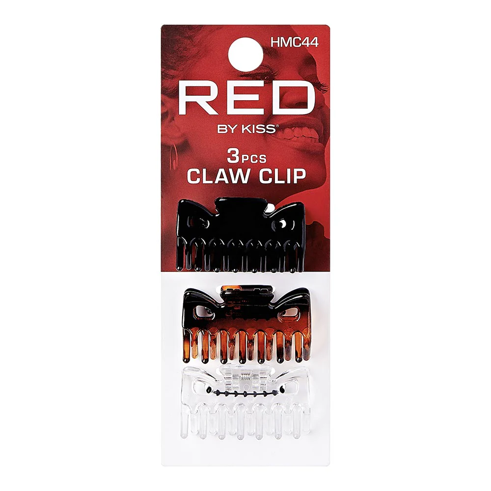 Red By Kiss Hair Claw Clip Small 2 pcs