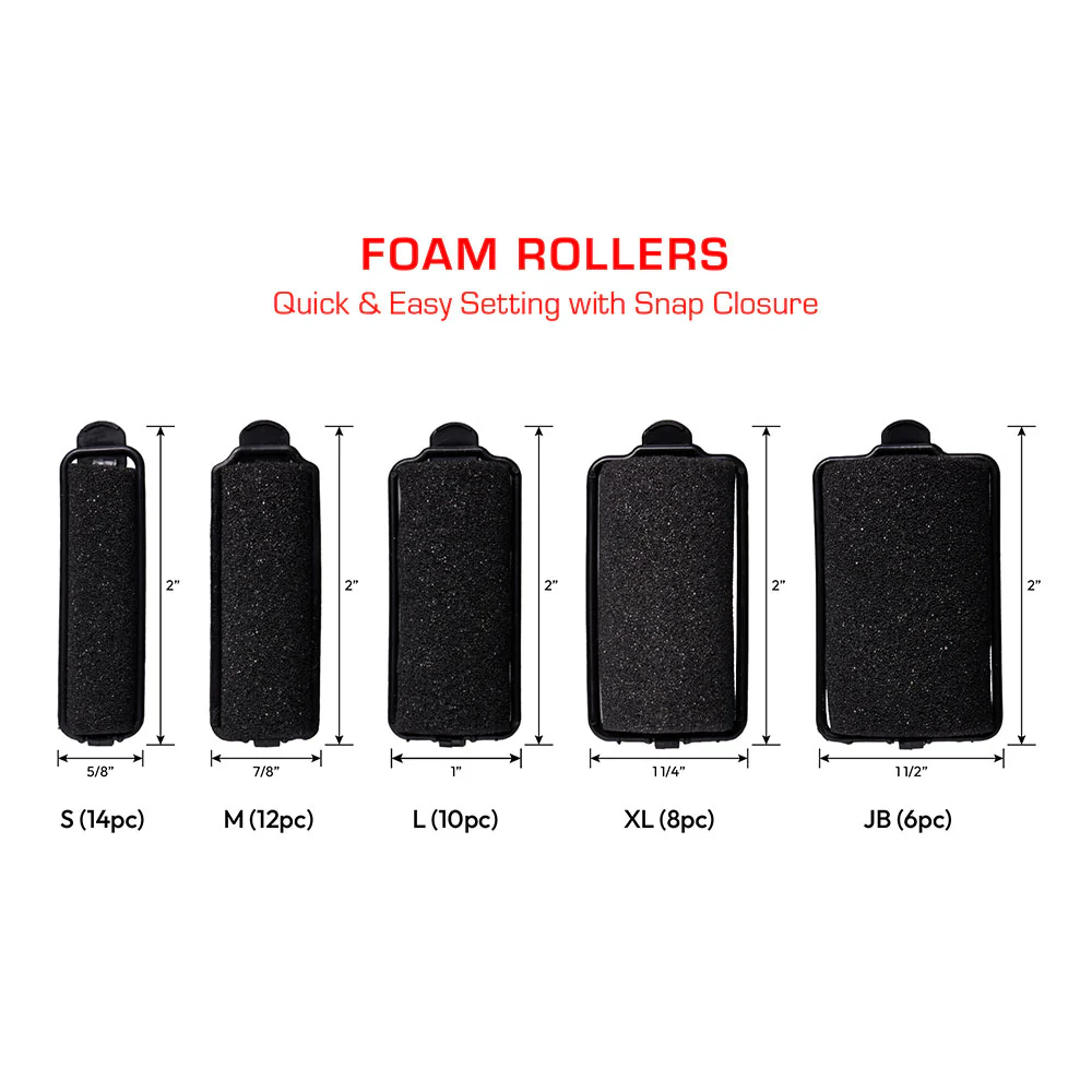Red By Kiss Hair Foam Roller - Image 4