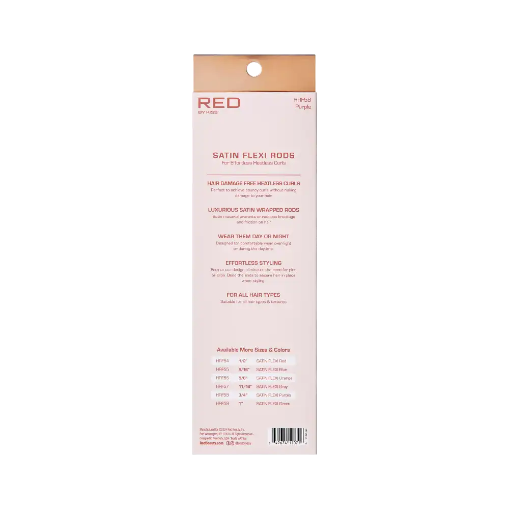 Red By Kiss Heatless Curling Silky Satin Flexi Rods - Image 7
