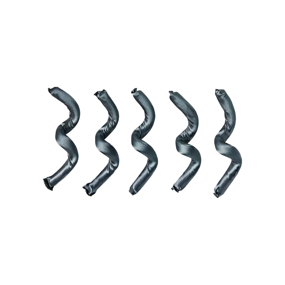 Red By Kiss Heatless Curling Silky Satin Flexi Rods GRAY - Image 3