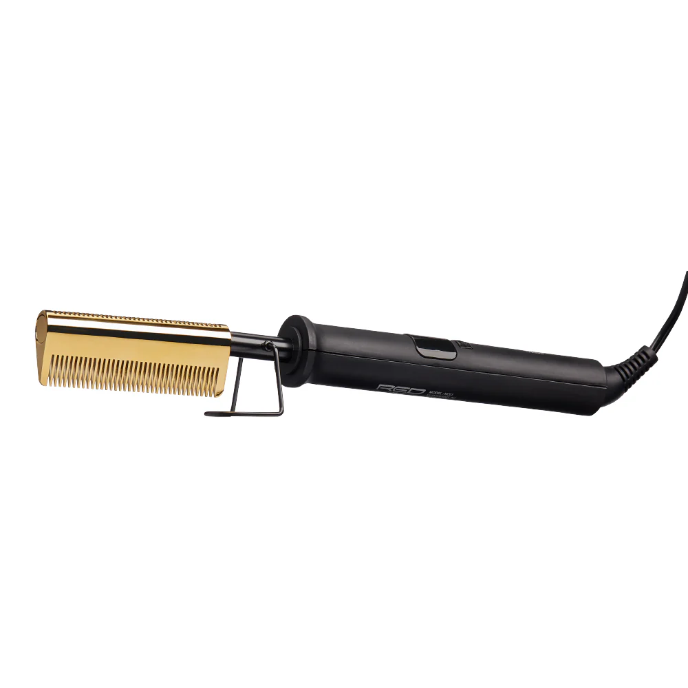 Red By Kiss Hot Styler Double Side Teeth Pressing Comb - Image 5