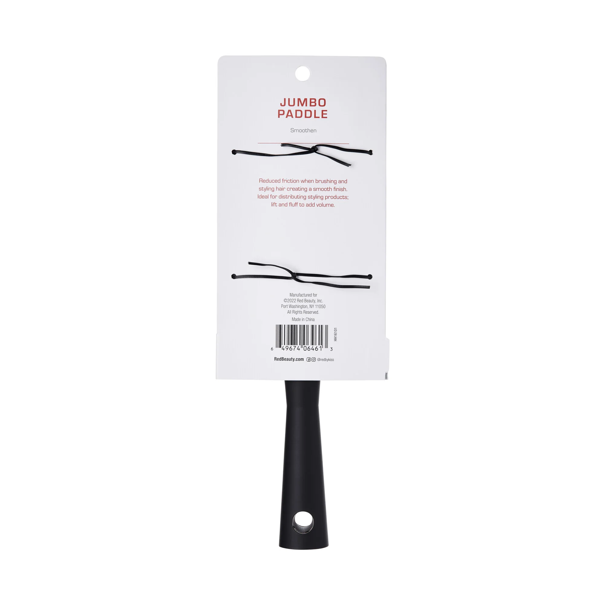 Red By Kiss Jumbo Paddle Brush For Thick, Curly or Straight Hair - Image 5