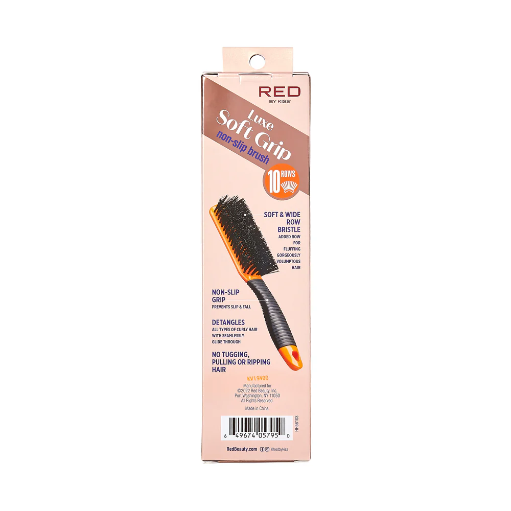 Red By Kiss Luxe Soft Grip Brush Ideal for Lifting or Fluffing - Image 2