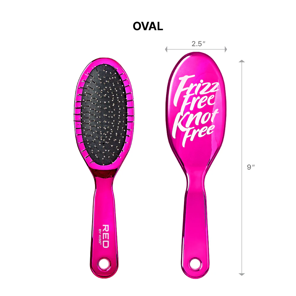 Red By Kiss Oval Wig Brush  Anti-Static & Anti-Frizz - Image 4