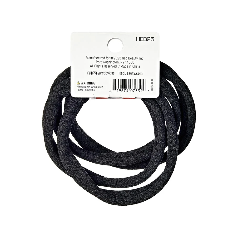 Red By Kiss Ponytail Holder Large Black - Image 3