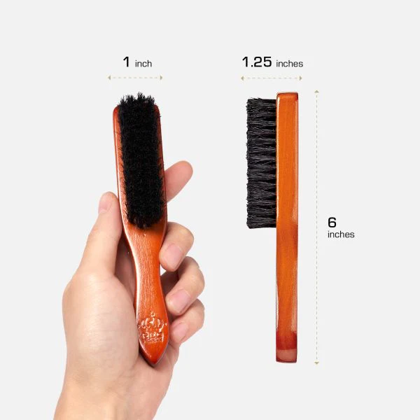 Red By Kiss Premium Beard Medium Soft Long Handle Brush - Image 5