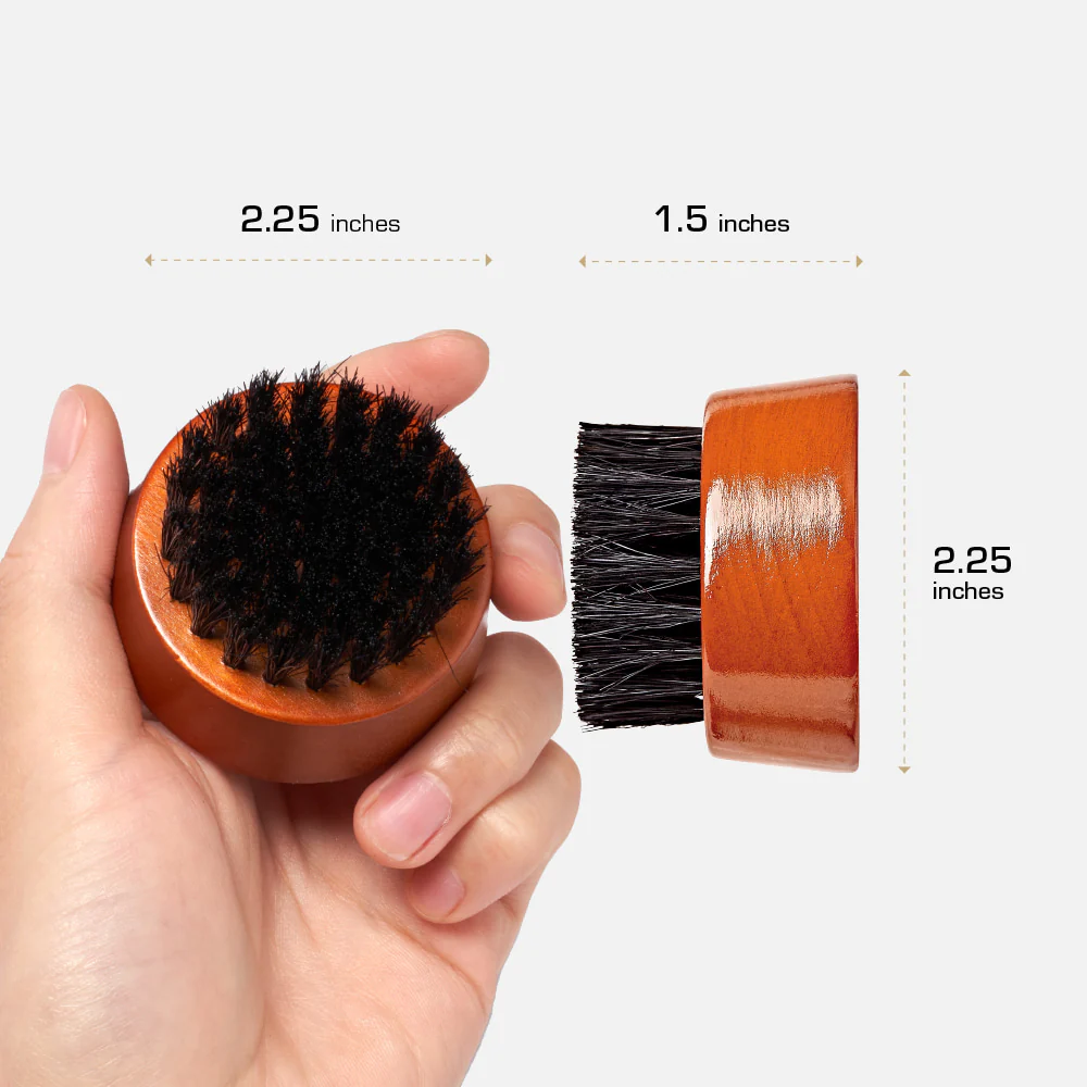 Red By Kiss Premium Beard Medium Soft Round Mini Brush - Image 5