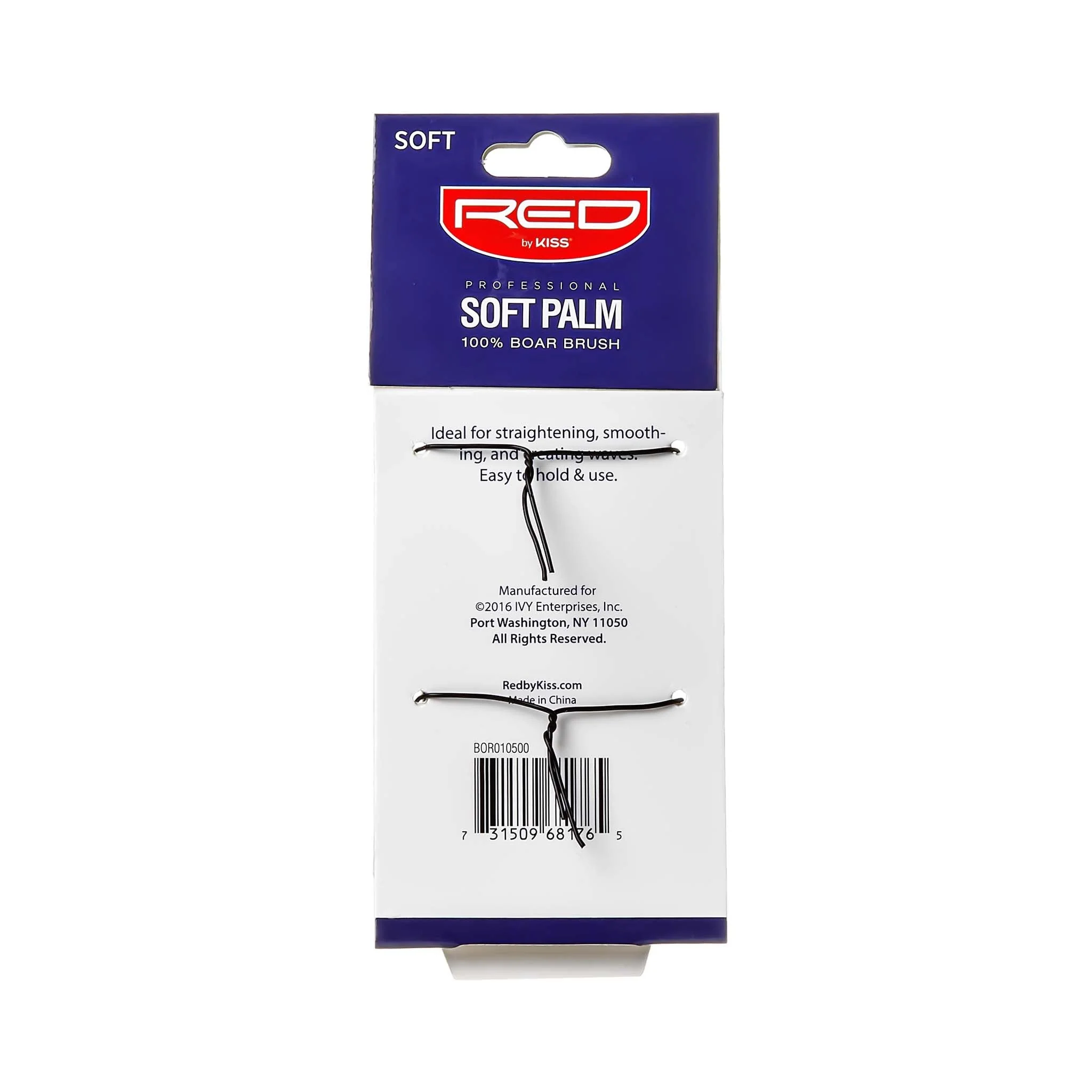Red By Kiss Professional 100% Boar Brush Soft Bristles - Image 6