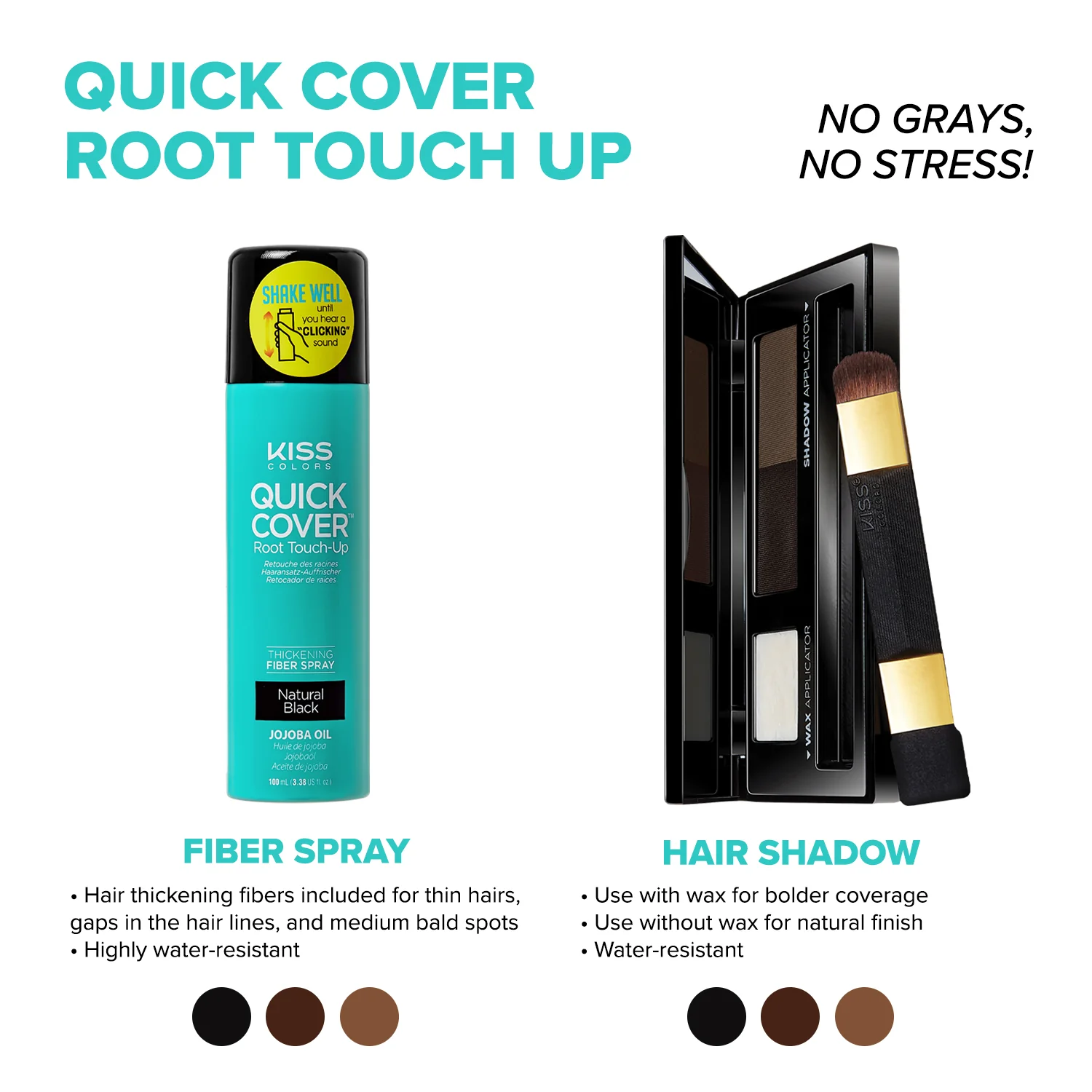 RED BY KISS Quick Cover Root Touch-Up Hair Shadow - Image 6