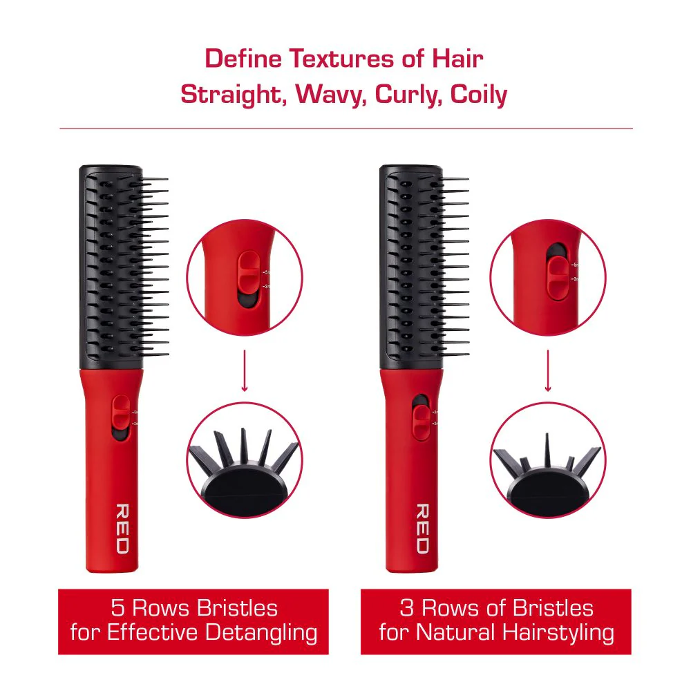 Red By Kiss Shift-N-Detangle Hair Brush - Image 4