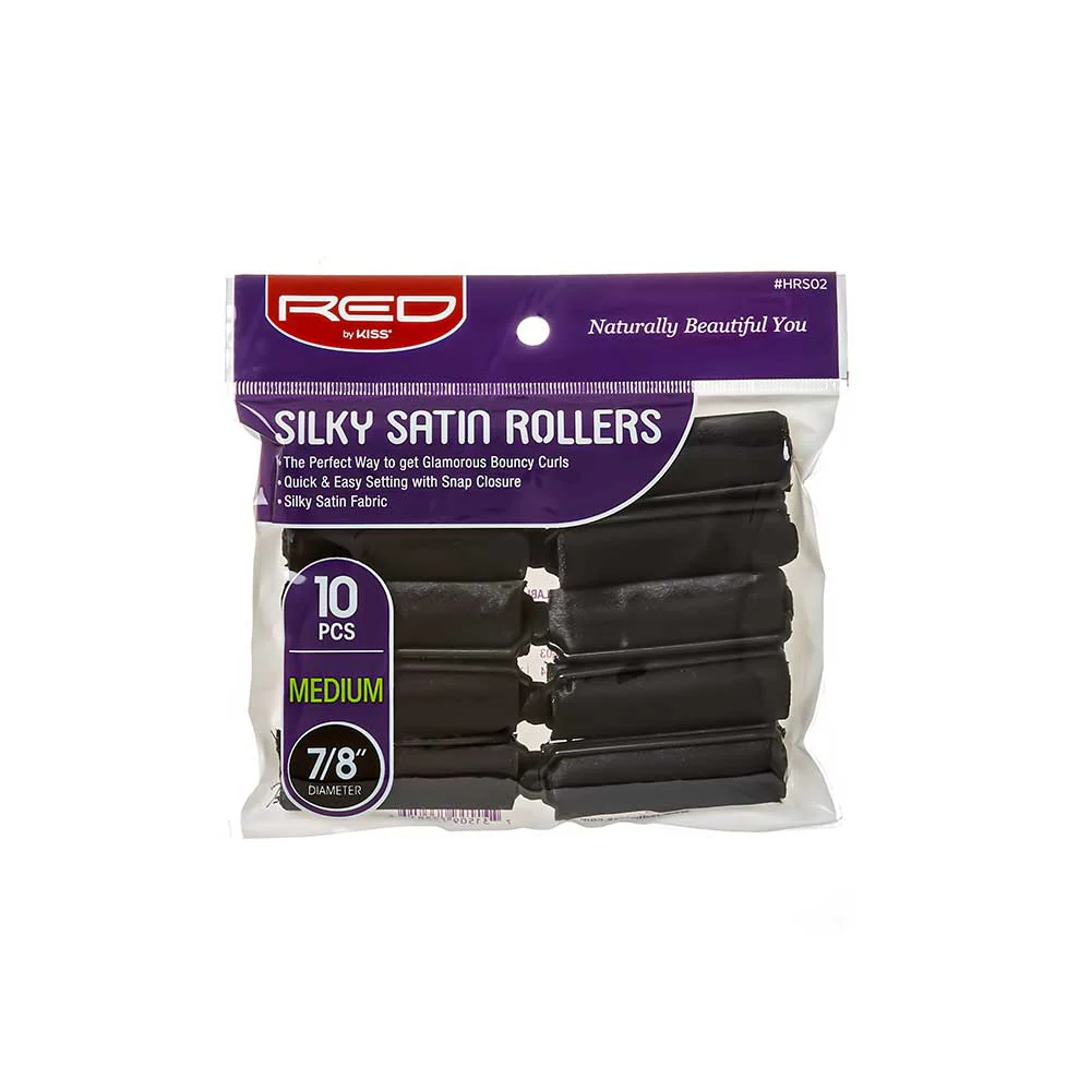 Red By Kiss Silky Satin Rollers - Image 3