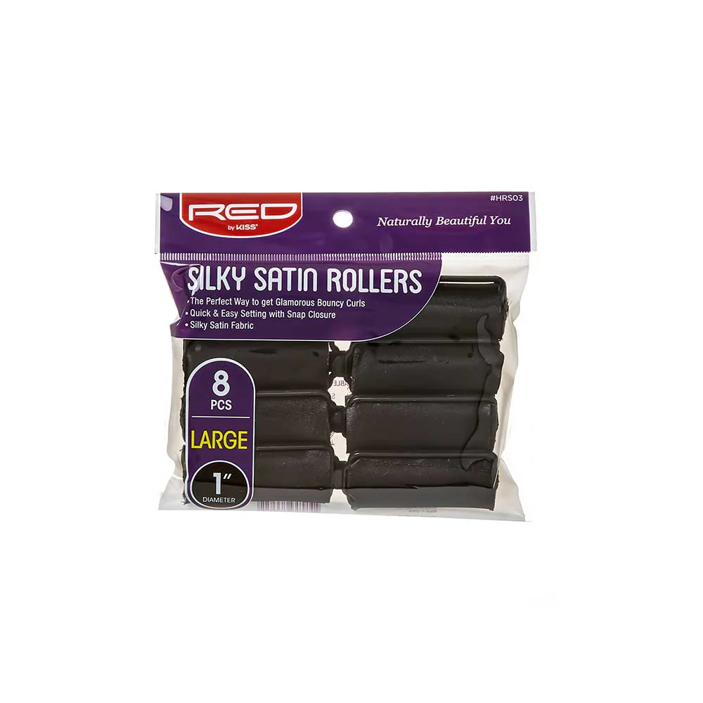 Red By Kiss Silky Satin Rollers - Image 4