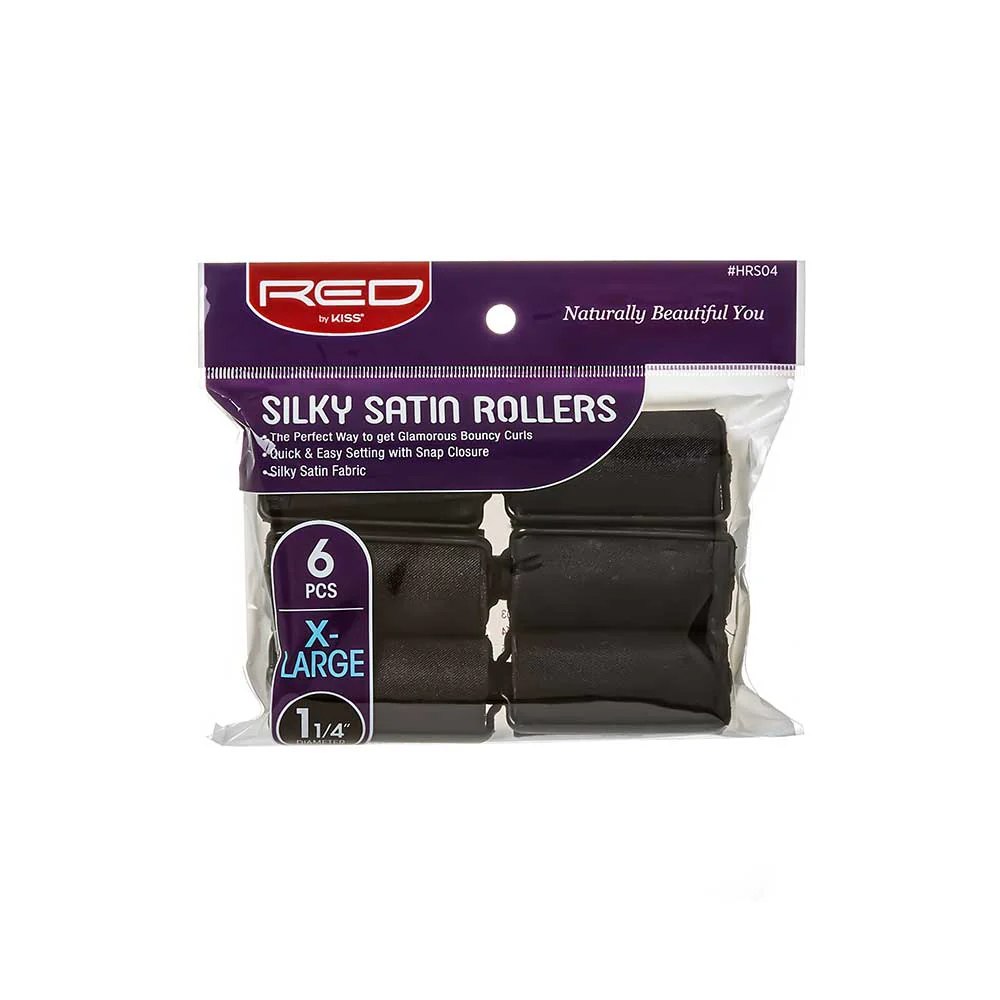 Red By Kiss Silky Satin Rollers - Image 5