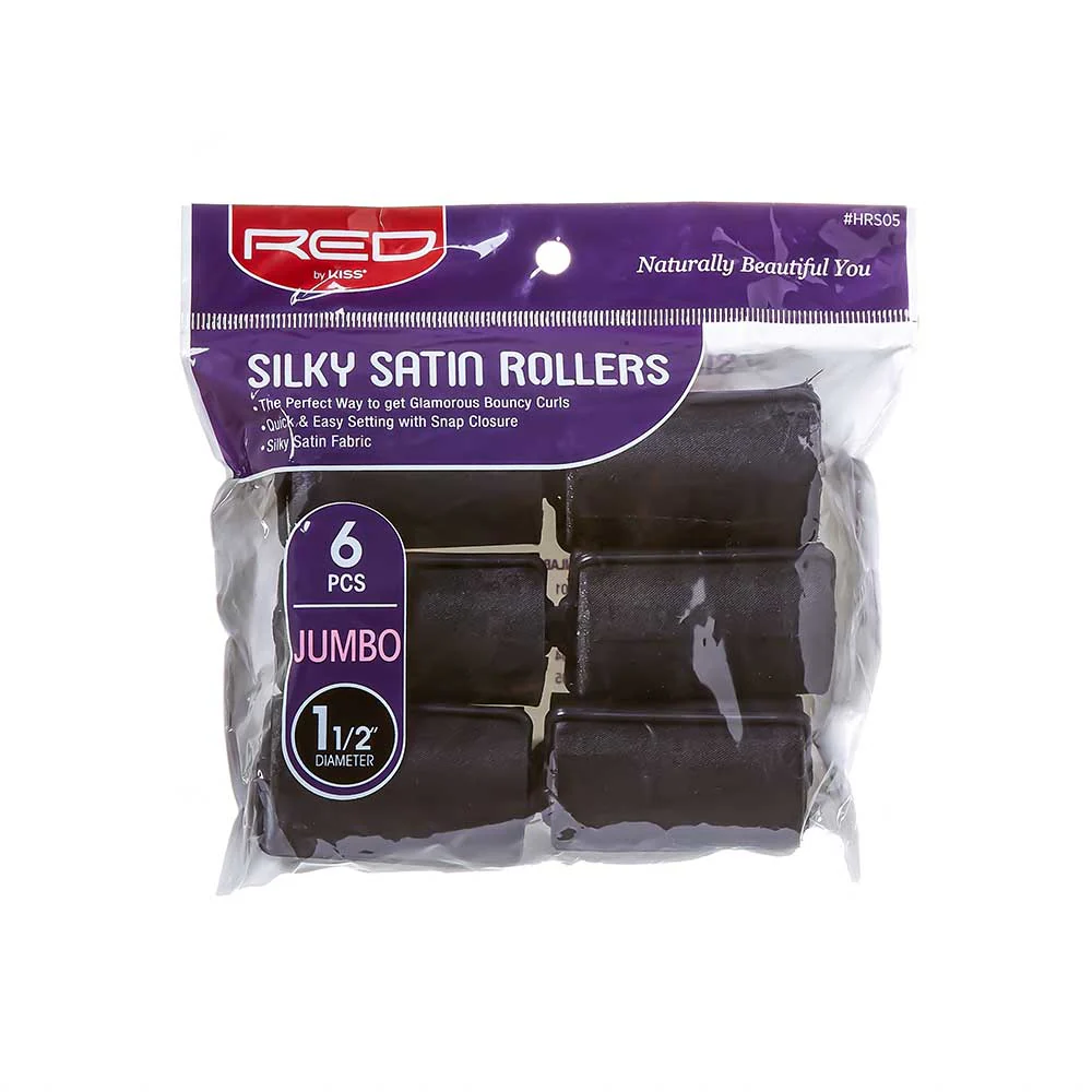 Red By Kiss Silky Satin Rollers - Image 6