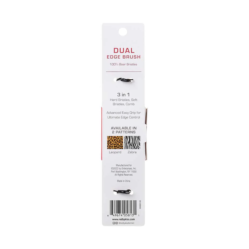 Red By Kiss Soft & Hard Dual Edge Brush - Image 3