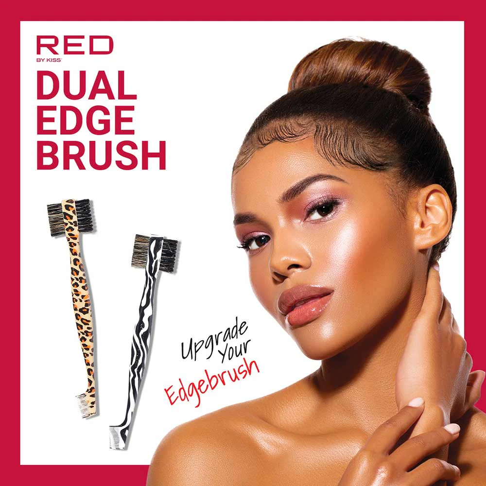 Red By Kiss Soft & Hard Dual Edge Brush - Image 4