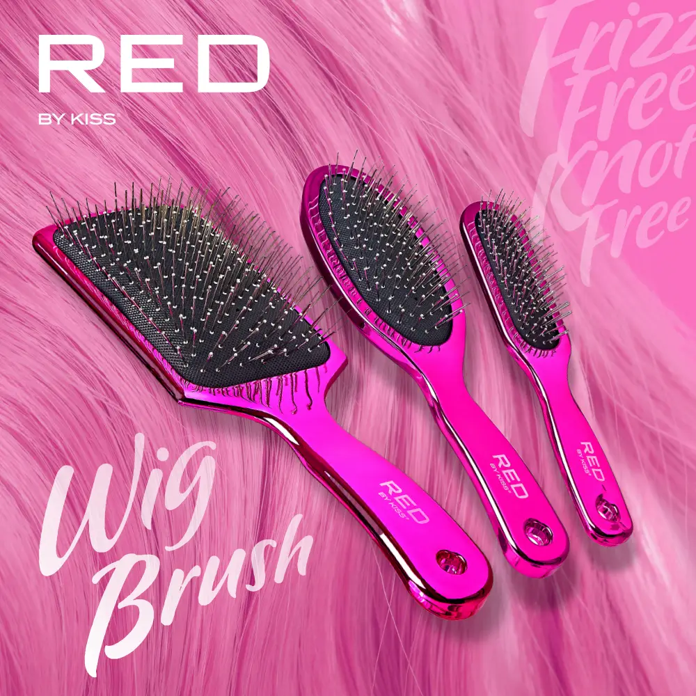 Red By Kiss Square Wig Brush - Image 2