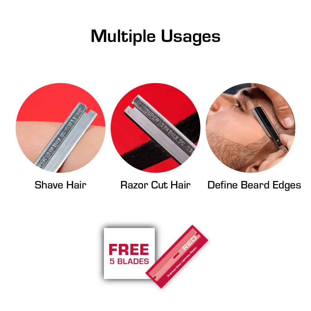 Red By Kiss Stainless Steel Hair Shaper with Guides - Image 2