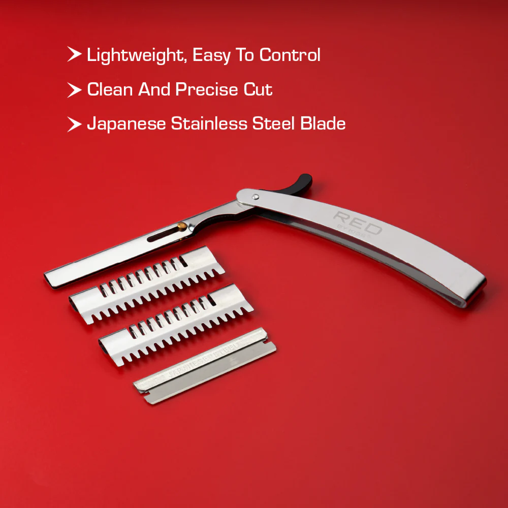Red By Kiss Stainless Steel Hair Shaper with Guides - Image 3