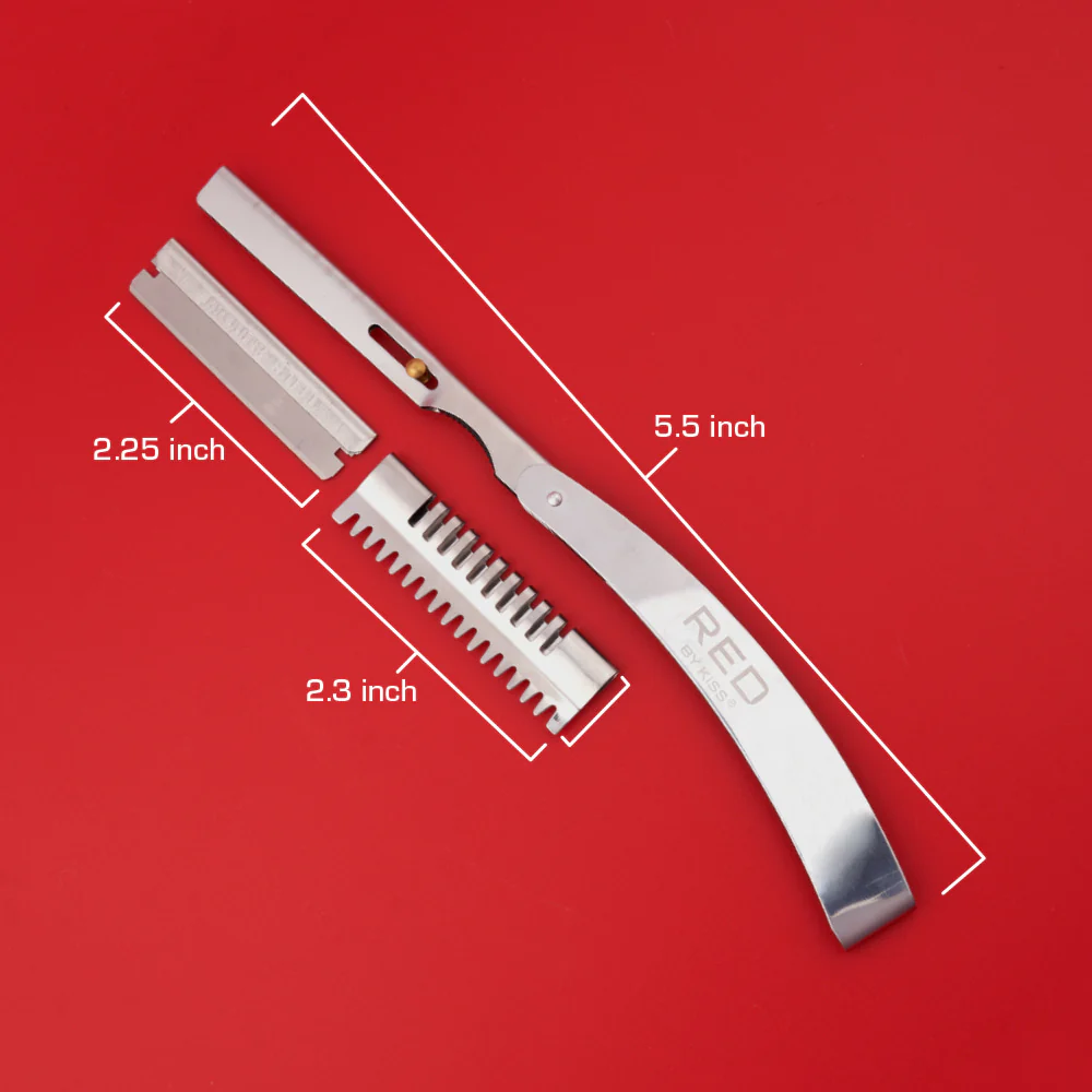 Red By Kiss Stainless Steel Hair Shaper with Guides - Image 4