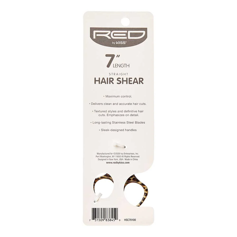 Red By Kiss Straight Hair Shear 7" - Image 3