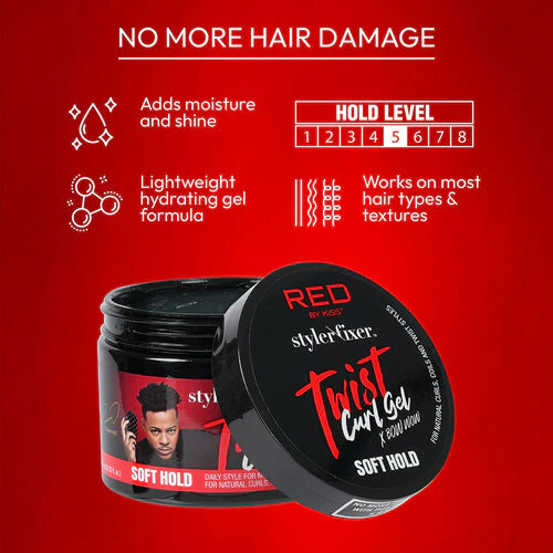Red By Kiss Styler Fixer Twist Curl Gel - Image 3