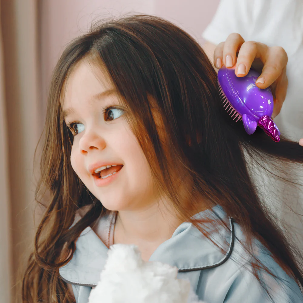 Red By Kiss Unicorn Detangling Brush Purple - Image 2