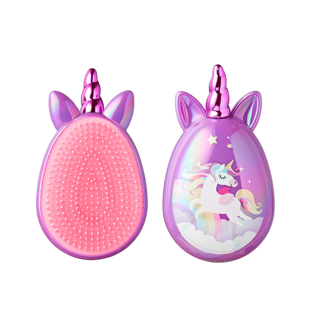Red By Kiss Unicorn Detangling Brush Purple - Image 3