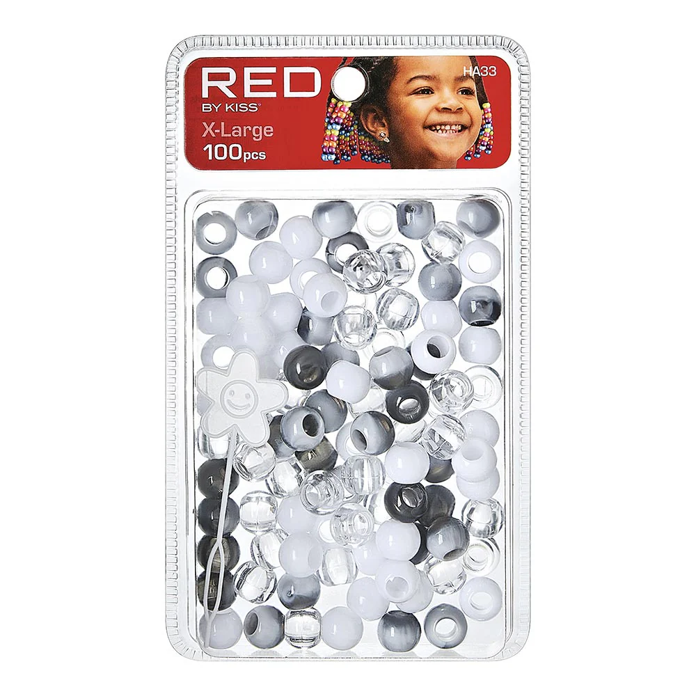 Red By Kiss X-Large Hair Beads (100pcs) - Image 7