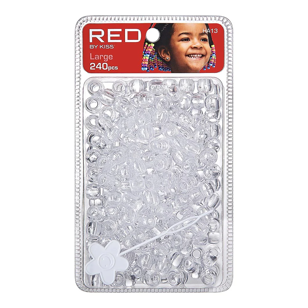 Red By Kiss Large Hair Beads (240pcs) - Image 9