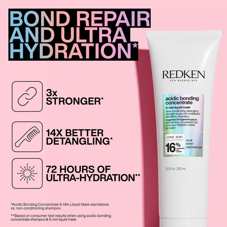 Redken Acidic Bonding Concentrate 5 Minute Mask 250ml - Image 3
