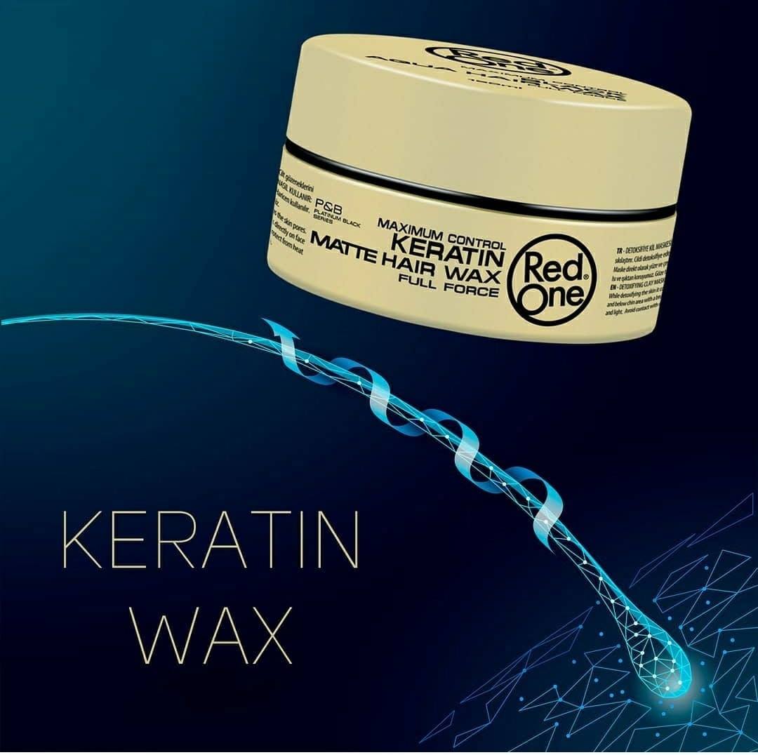 Redone Full Force Matte Hair Wax | Keratin 150ml | Nourishing Care | Matte Look | Maximum Control - Image 4