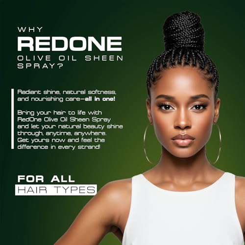 RedOne Nourishing Sheen Spray – Olive Oil & Coconut 500 ml - Image 3