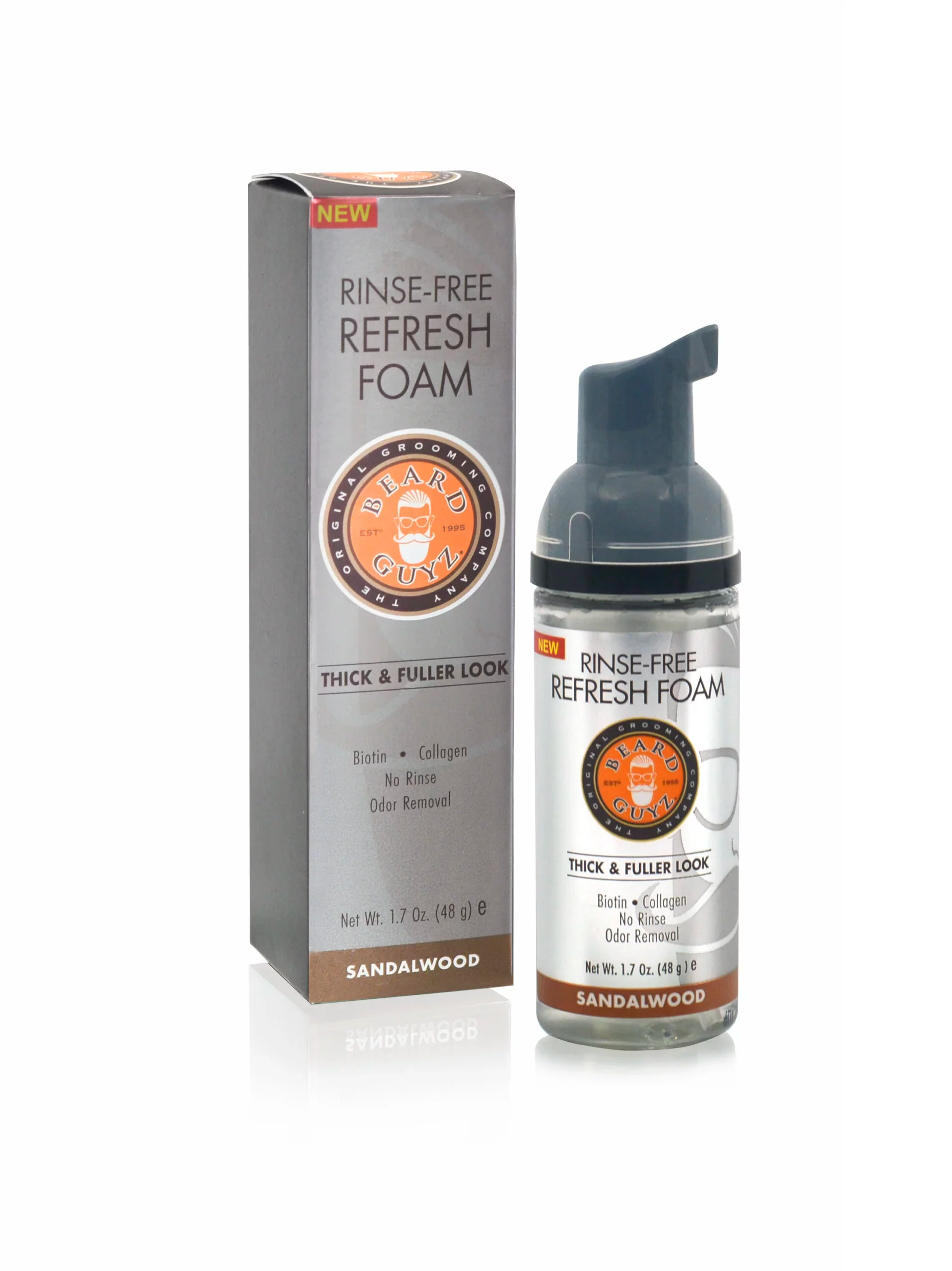 Beard Guyz Rinse-Free Refresh Foam Clean & Energizing 48g/1.7oz - Image 4