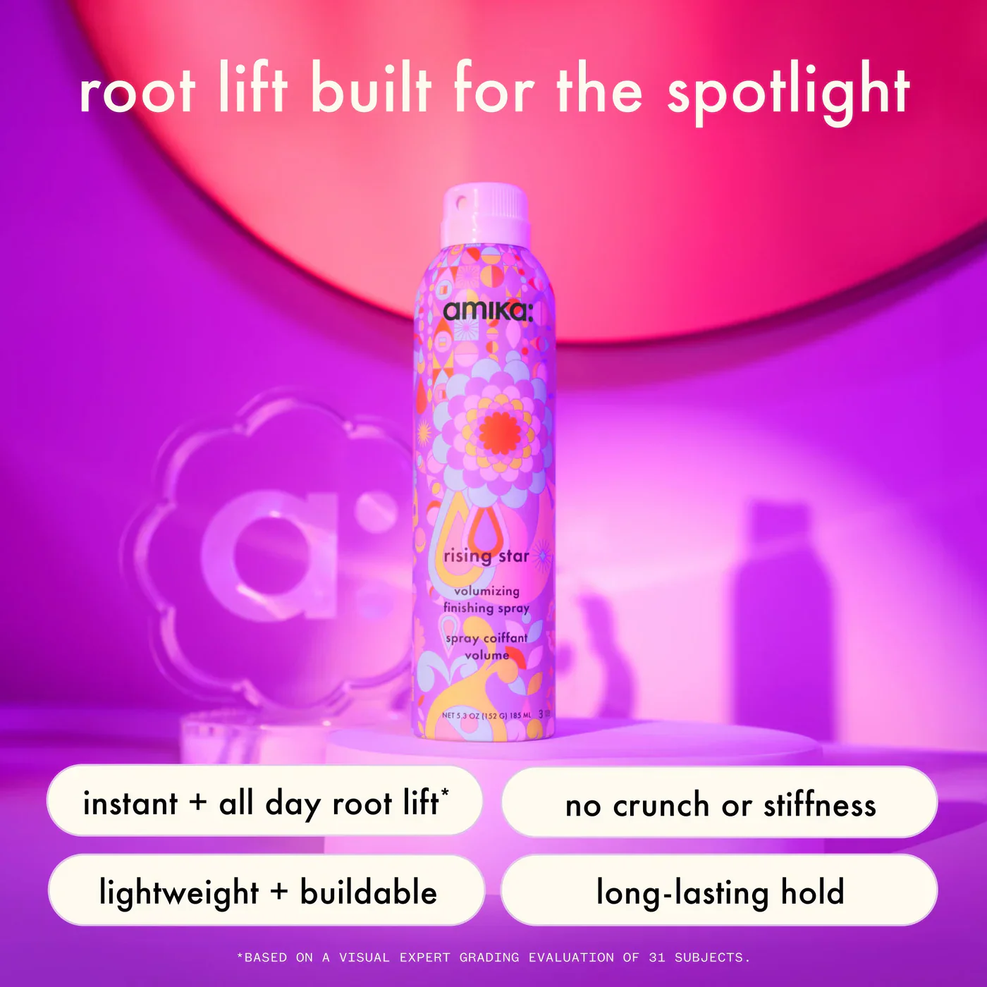 Amika Rising Star Volumizing Finishing Spray 185ml/5.3oz - Image 8