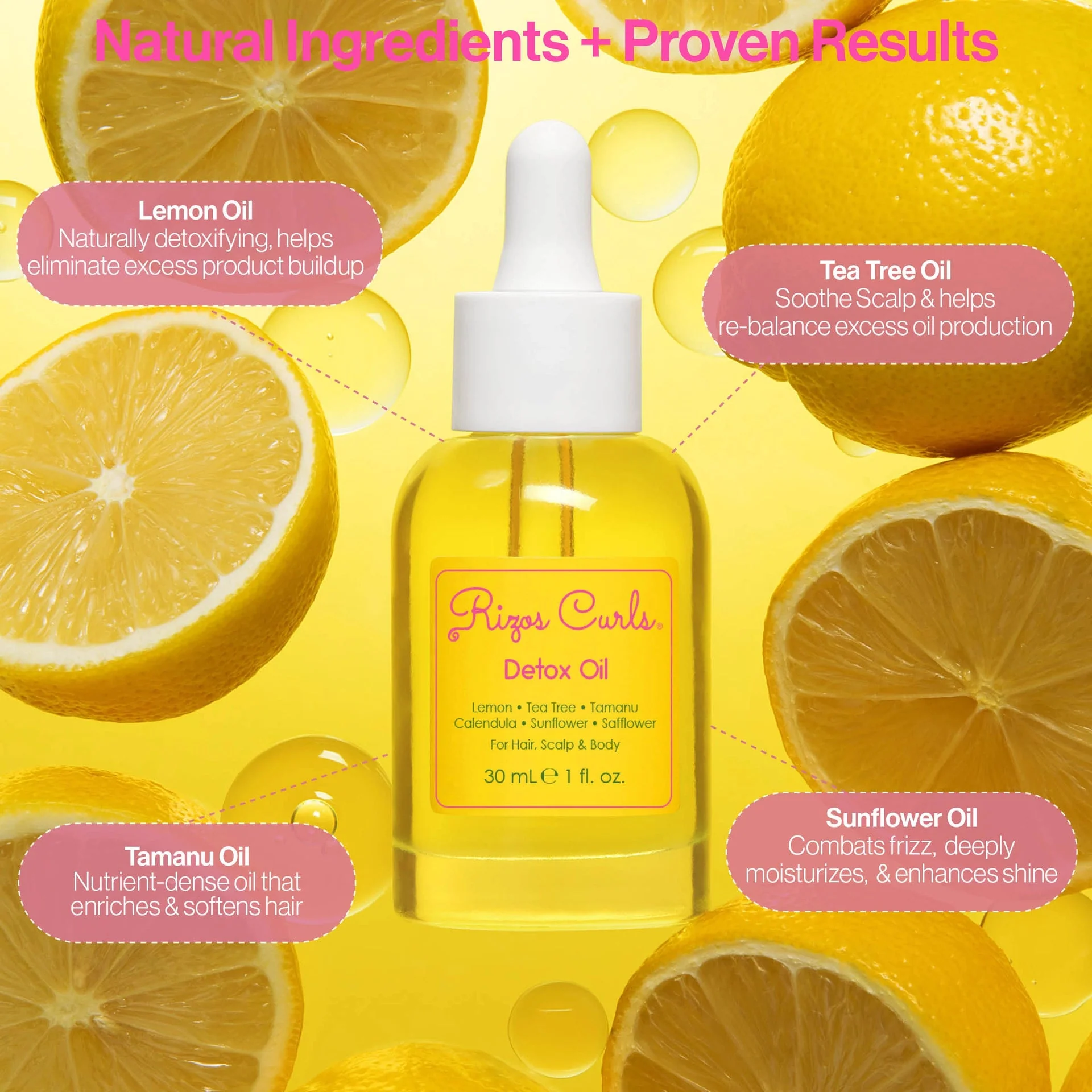 Rizos Curls Detox Oil 30ml - Image 3
