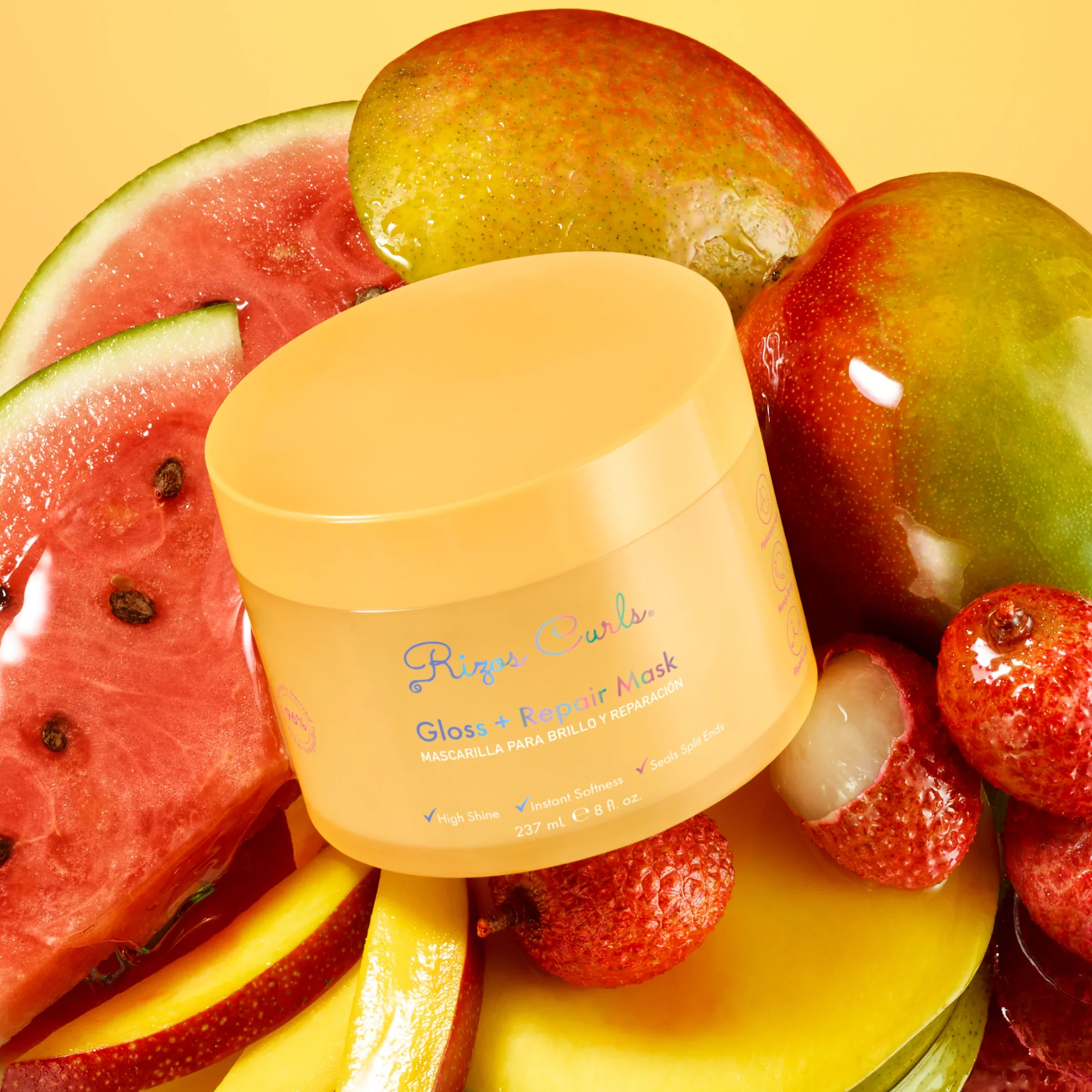 Rizos Curls Gloss + Repair Mask 237ml - Image 5
